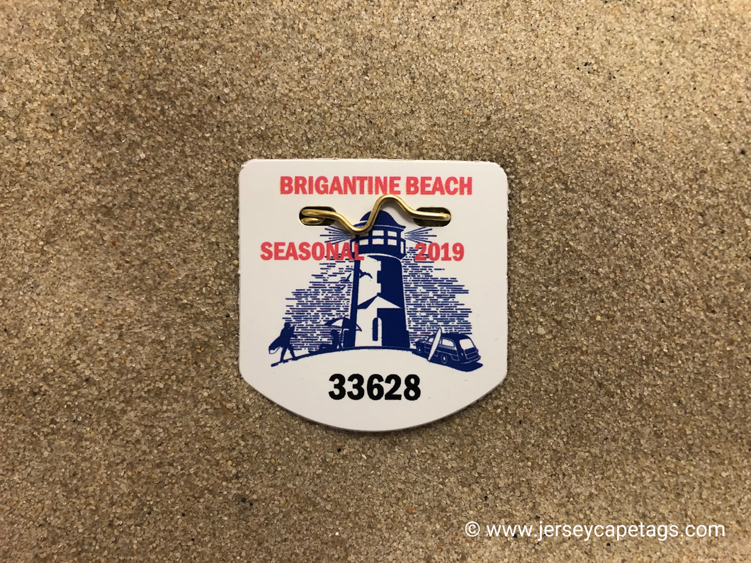 Brigantine 2019 Seasonal Beach Tag