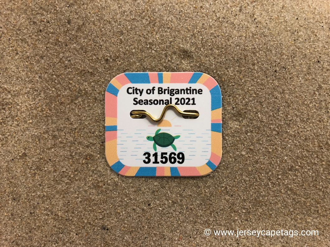 Brigantine 2021 Seasonal Beach Tag