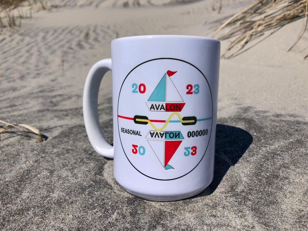 2023 Seasonal Beach Tag/Badge Mugs