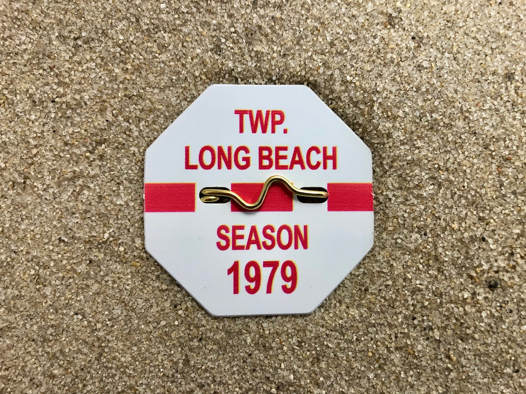 Long Beach Township 1979 Seasonal Beach Badge