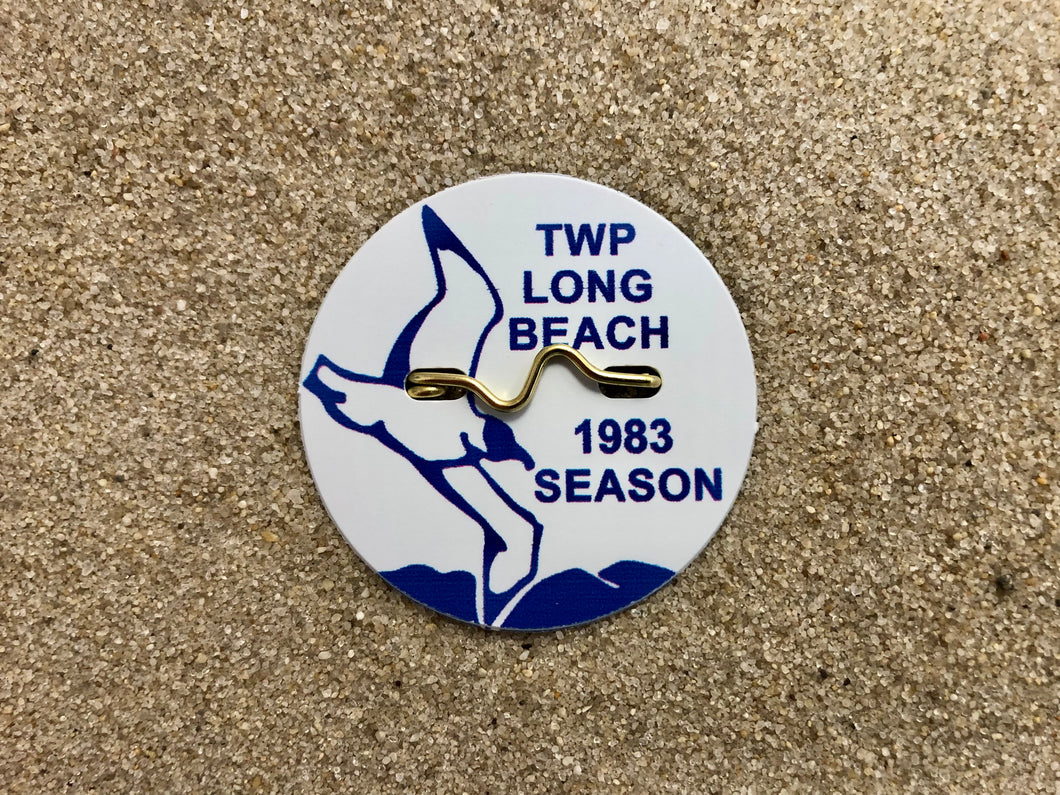 Long Beach Township 1983 Seasonal Beach Badge