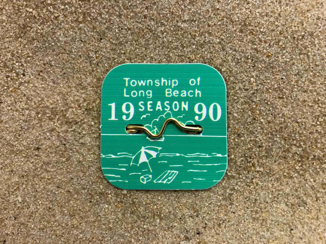 Long Beach Township 1990 Seasonal Beach Badge