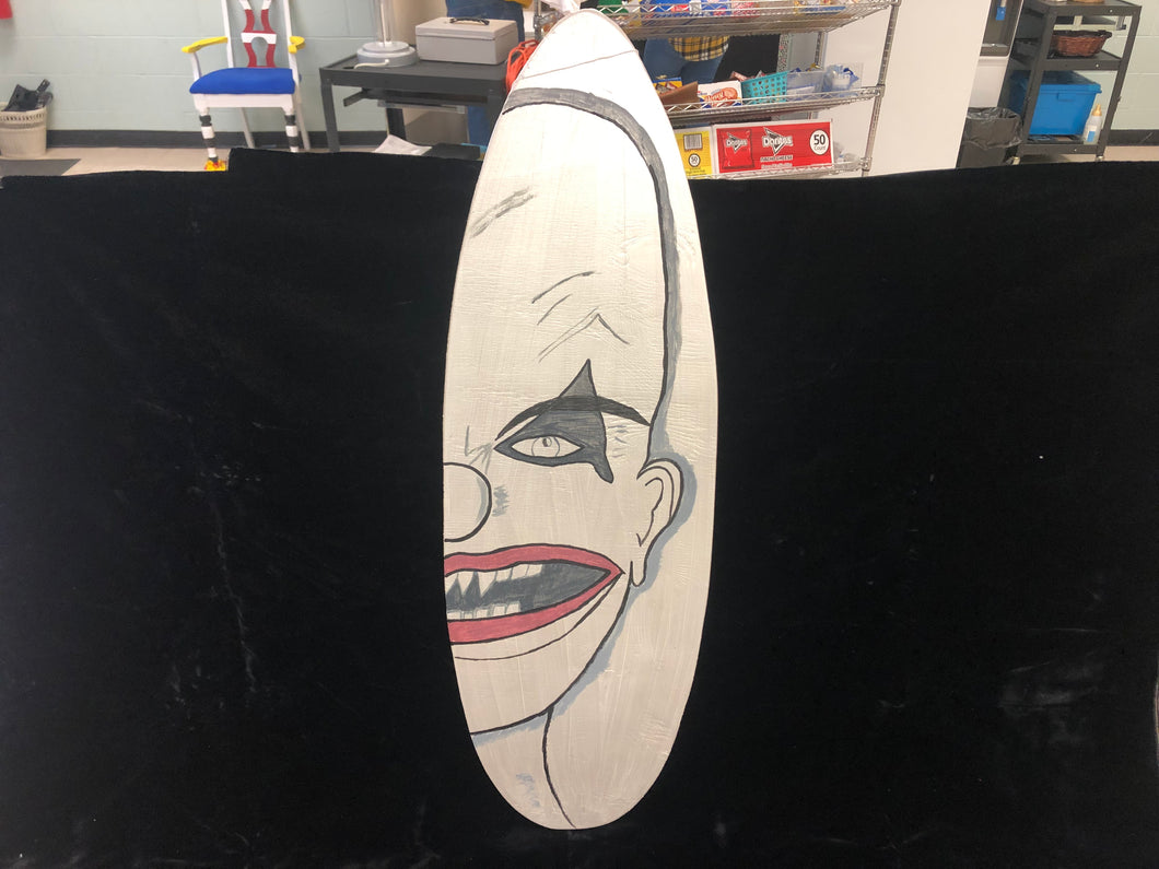 Clown Surfboard Plaque