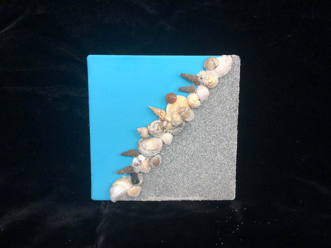 Sand and Sea(shells) Plaque