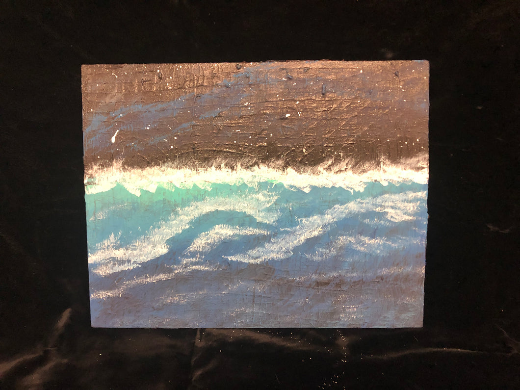 Stormy Ocean Painting