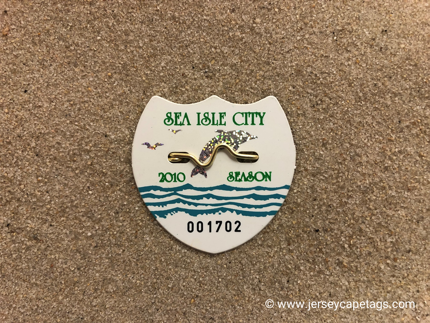 Beach Badge/Tag Dish Towels - Choose Your Town – Shore And More