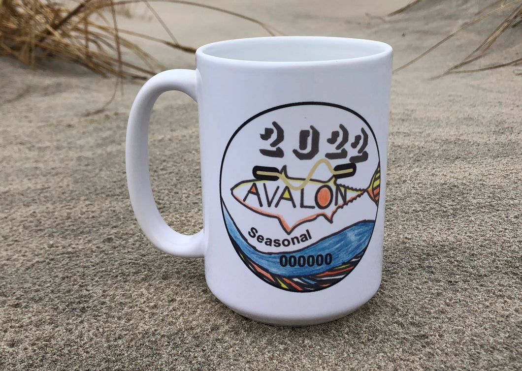 2022 Seasonal Beach Tag/Badge Mugs