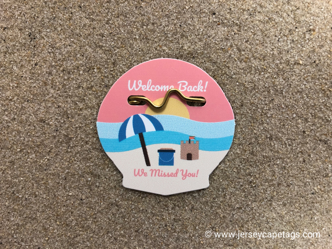 Welcome Back Beach Tags/Badges